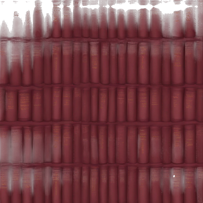 Burgundy textbook stack  emoji