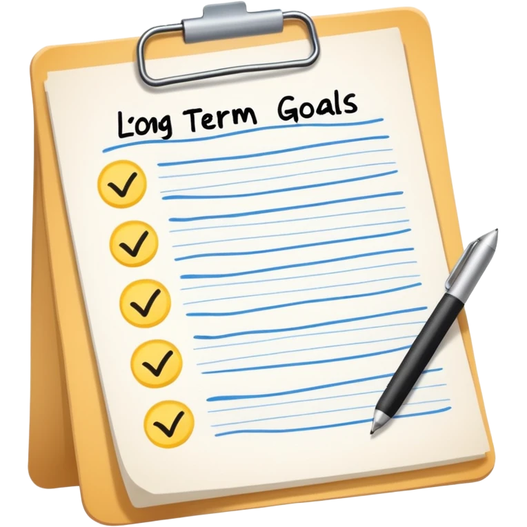long-term goals  emoji