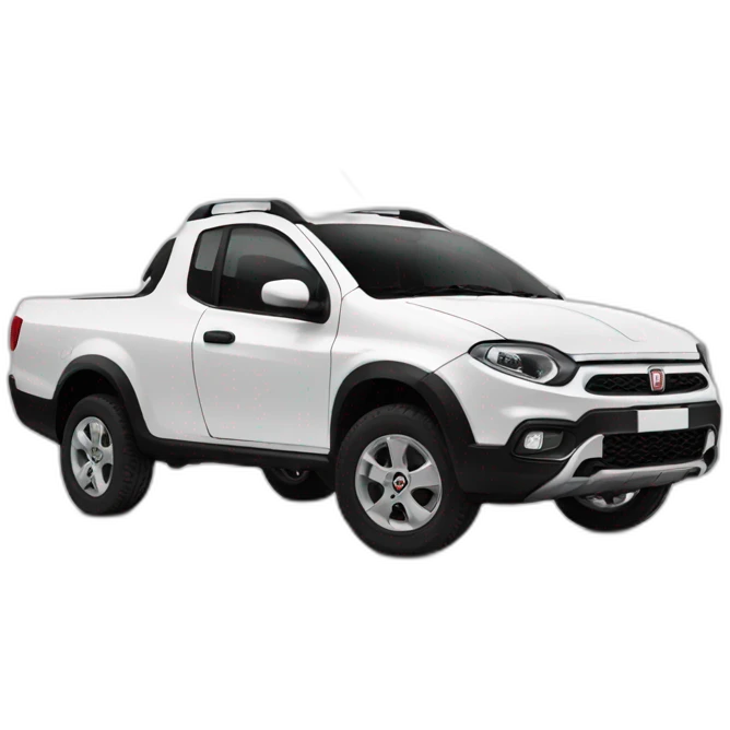 white-fiat-strada emoji