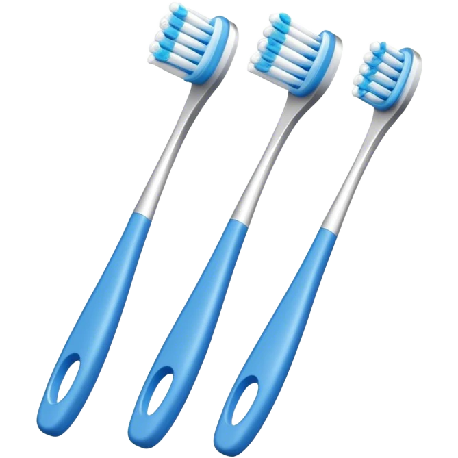Dual crossed toothbrushes emoji
