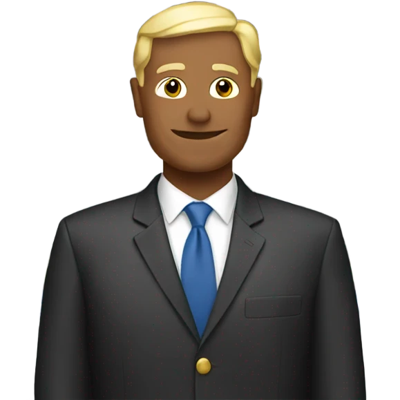 Man in front of White House  emoji