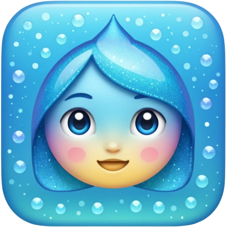 glitter cian panthom emoji