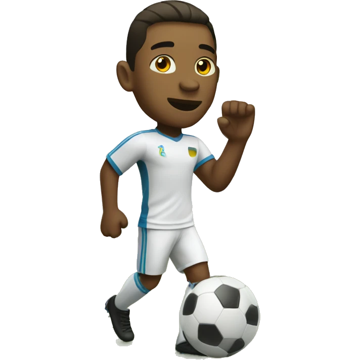 Soccer player with one arm emoji