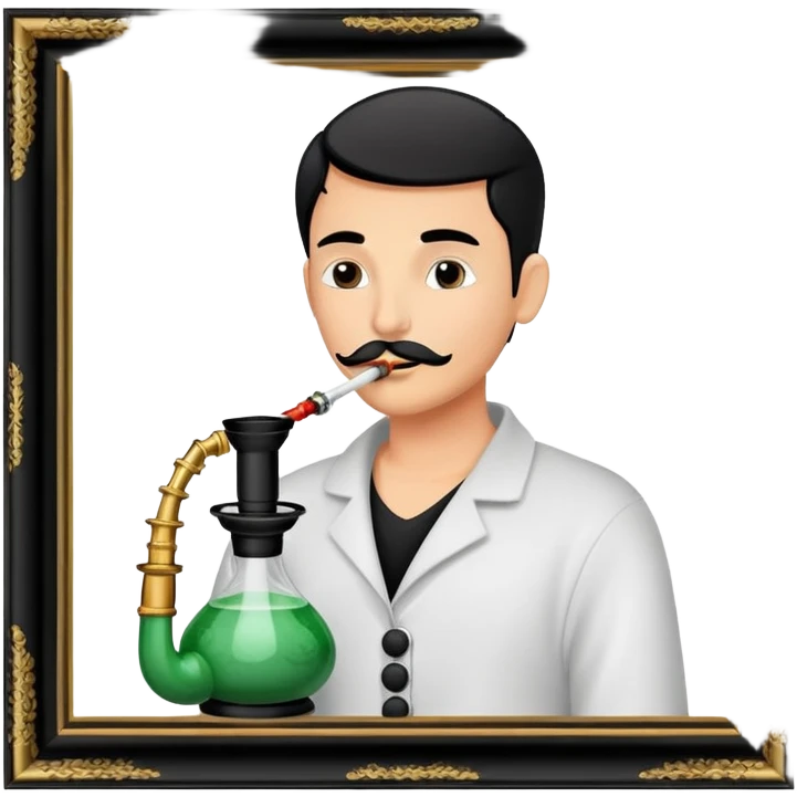 Nonne raucht eine Shisha  emoji