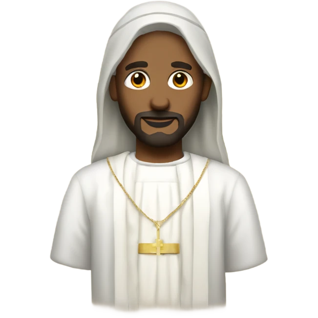 jesus priest clothing emoji