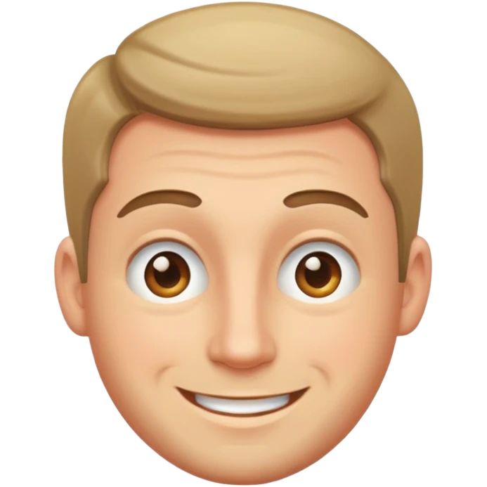 A guy totally head over heels in love  emoji