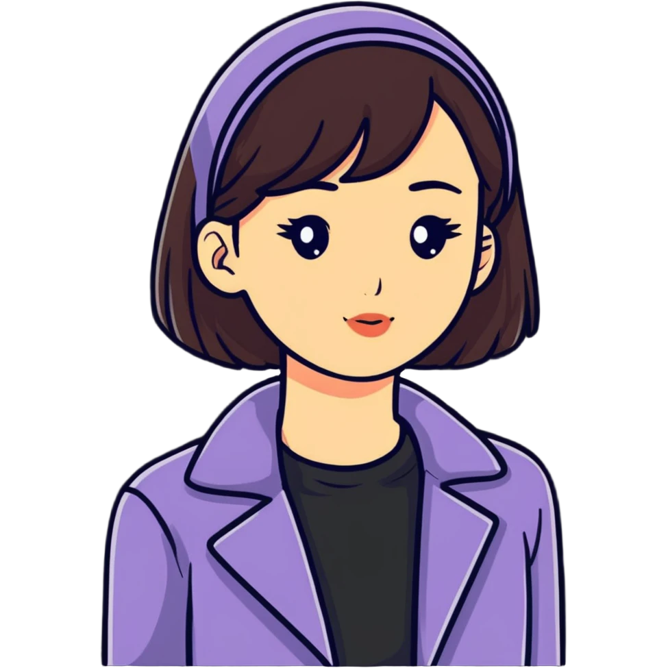 модная девушка emoji