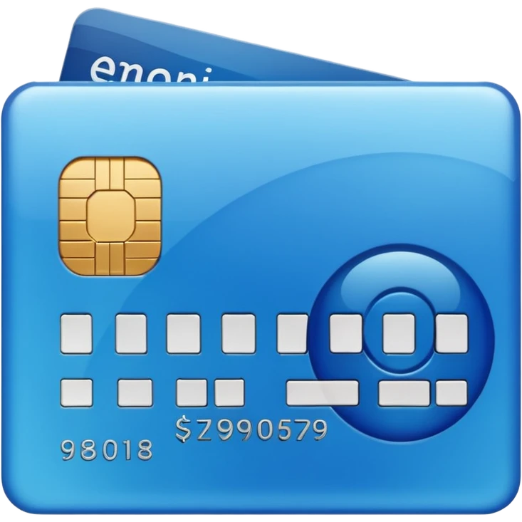 Банковская карта emoji