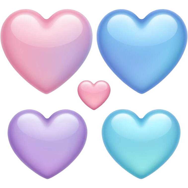 Pastel hearts  emoji