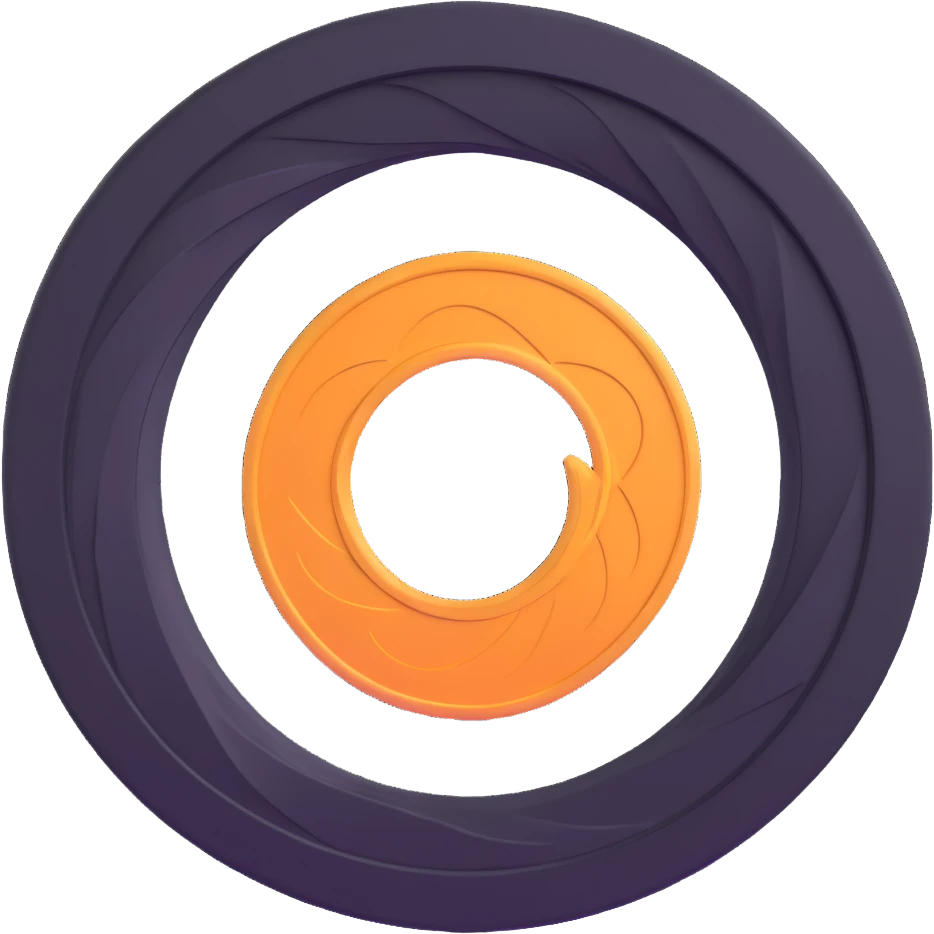 $PORTAL coin with a swirling portal effect in the center, vibrant colors emoji