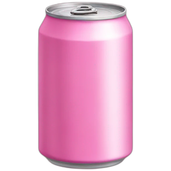 Pink can emoji