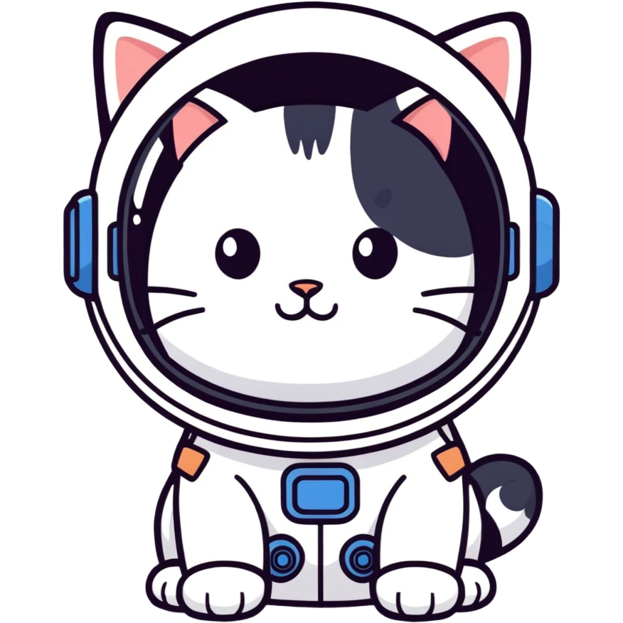 Cat in space emoji