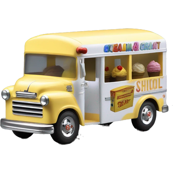 Matchbox school bus ice cream truck 1954 Chevrolet  emoji