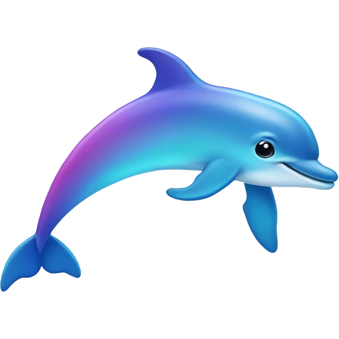 Rainbow dolphin  emoji