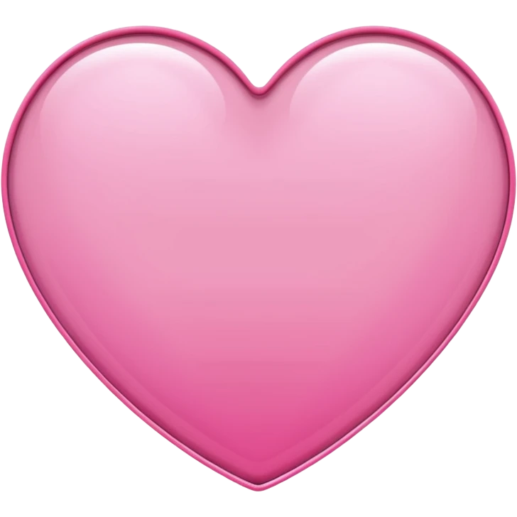 un espejo pequeño rosa en forma de corazón emoji