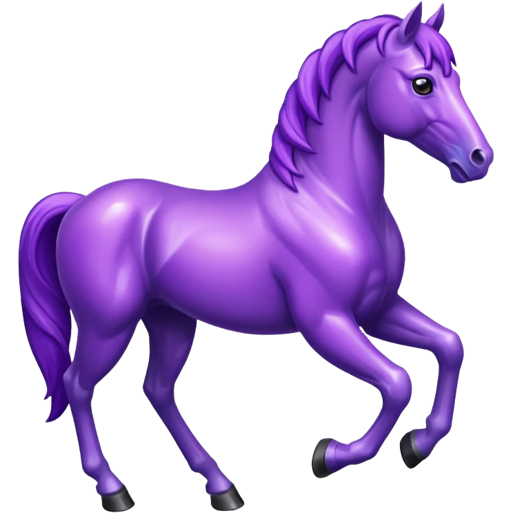 purple horse emoji