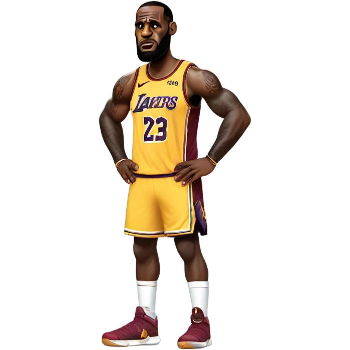 Lebron James injured emoji