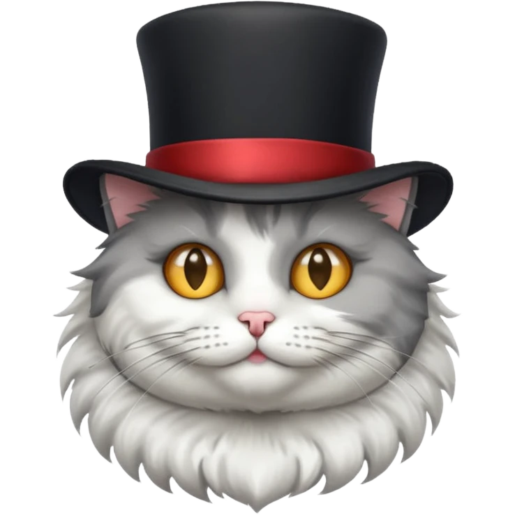 cat with a tophat emoji