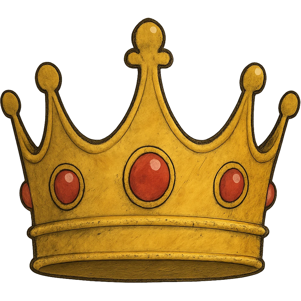 ghibli style crown emoji