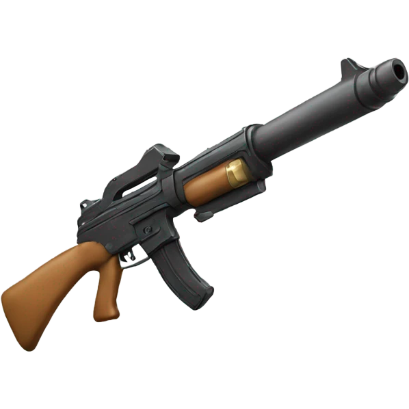Cat with gun emoji