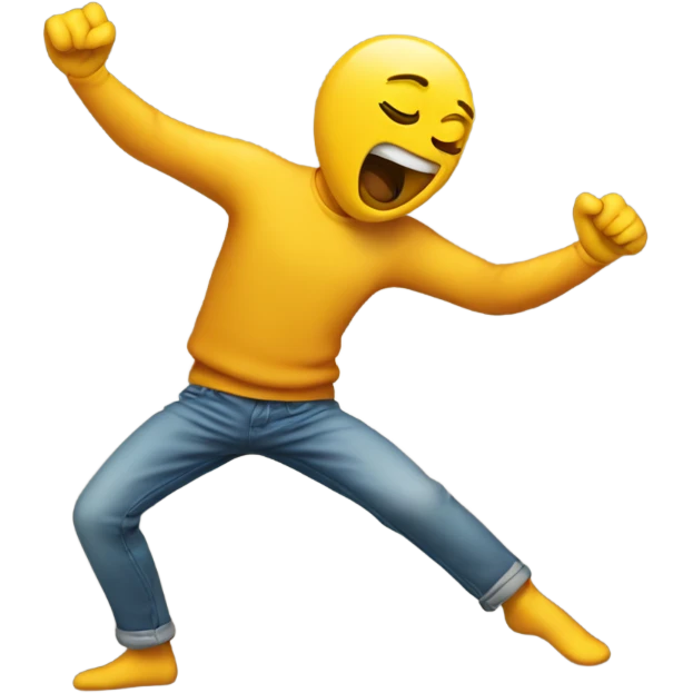 human dabing emoji