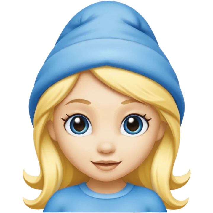 Smurfette emoji