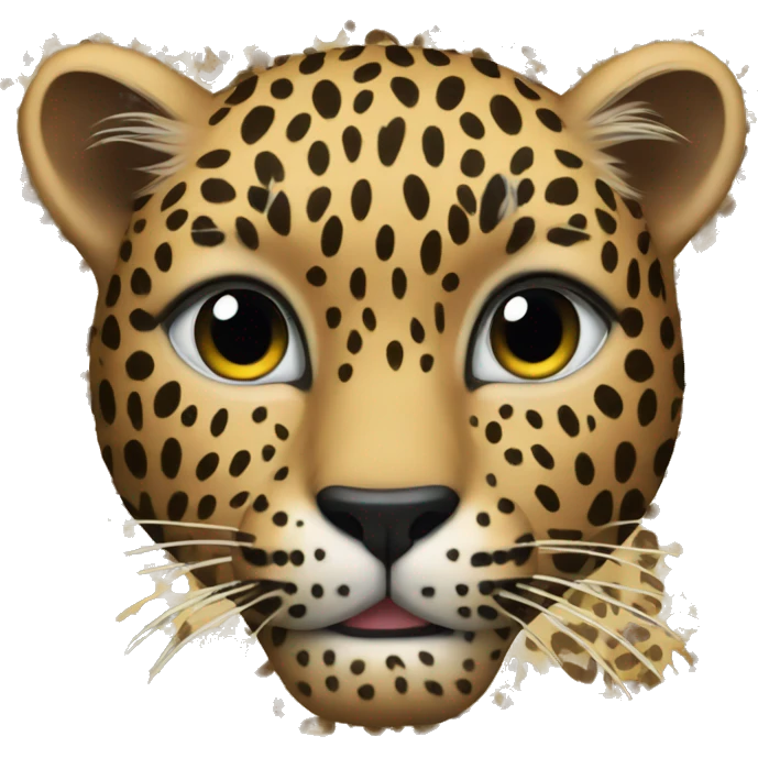leopard heart emoji