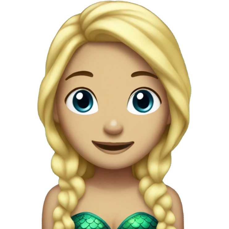 Chelsea as a mermaid emoji