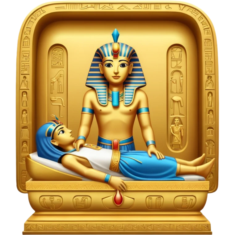 egypt full body pharaoh sarcophagus emoji