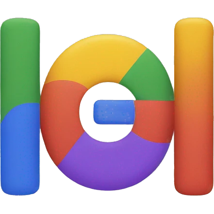 Colourful Google logo emoji