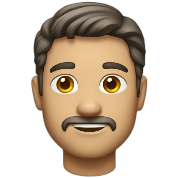 men showing left emoji