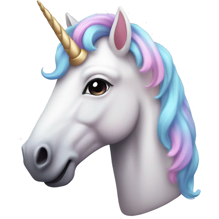 Pastel unicorn  emoji