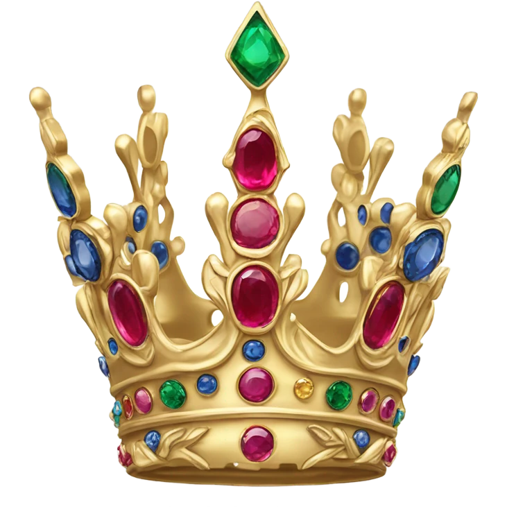 GOLD KING CROWN emoji