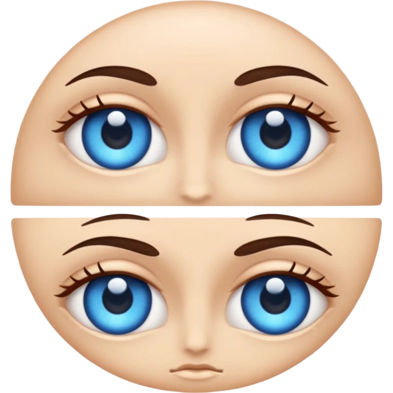 eyes blue emoji