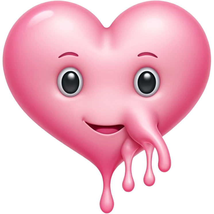 Heart sperm emoji