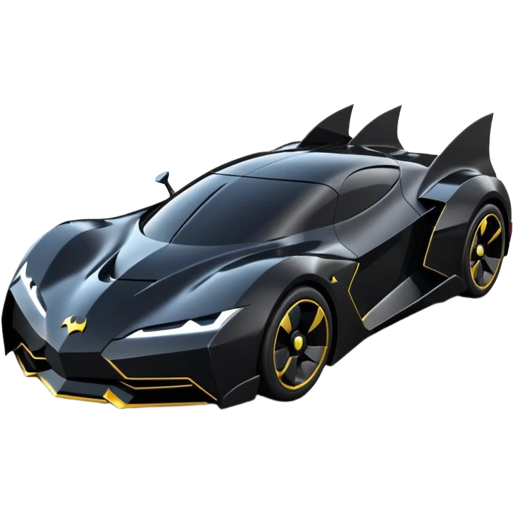Batman car emoji