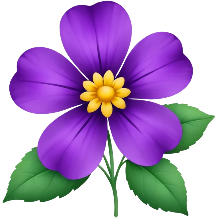 گل بنفشه پینترستی emoji