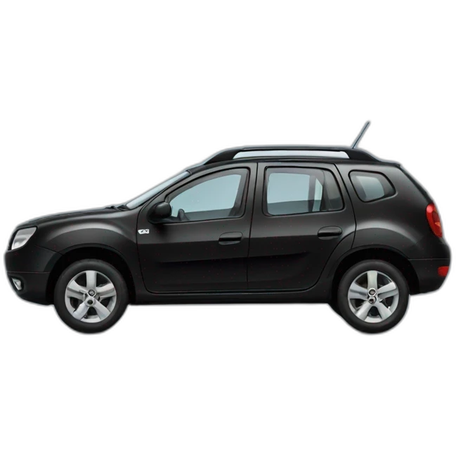 Black Dacia car  emoji