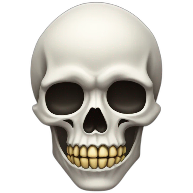 Tête de mort emoji