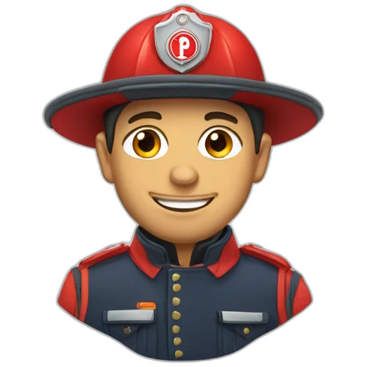 Pompier de Paris emoji