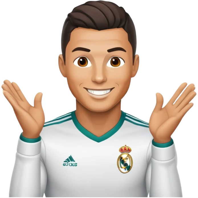 Cristiano Ronaldo, famous soccer player emoji