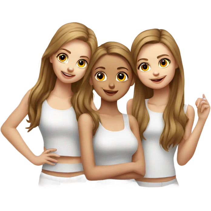 russian-trio-girls-best-friends emoji