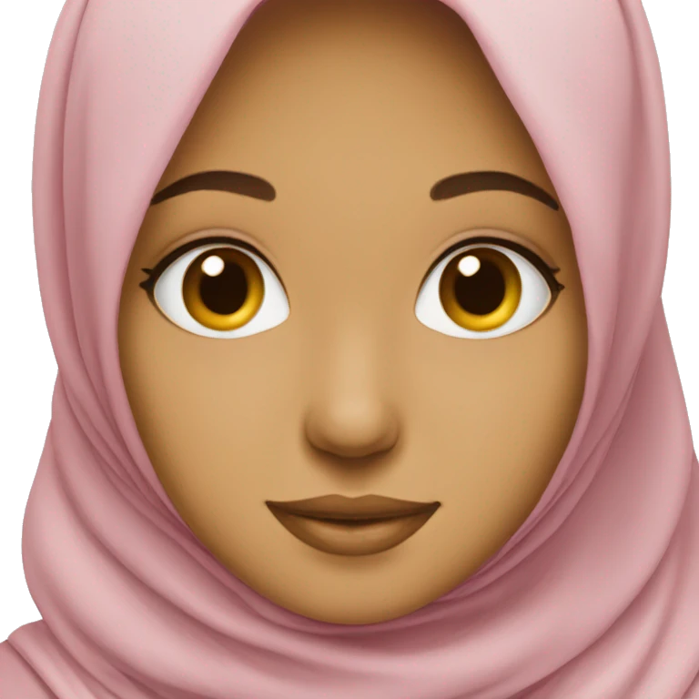 Cute hijabi girl  emoji