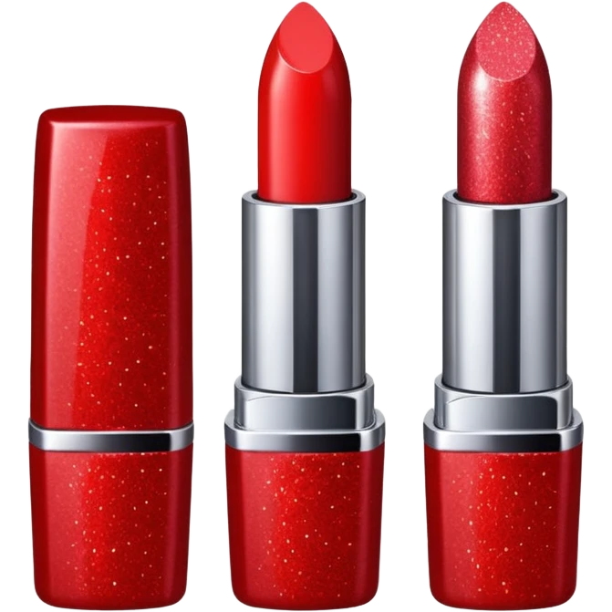 lipstick with glitter emoji