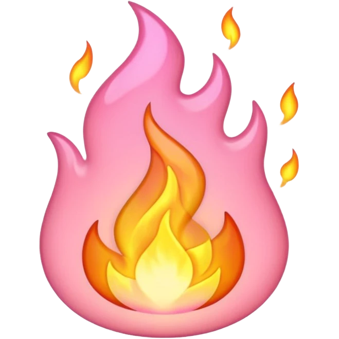 Pale pink fire emoji ios emoji