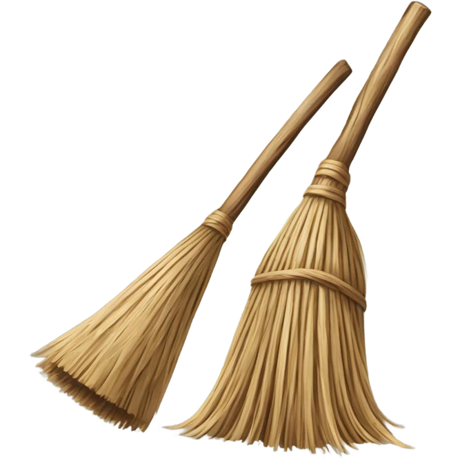 witch's broom emoji