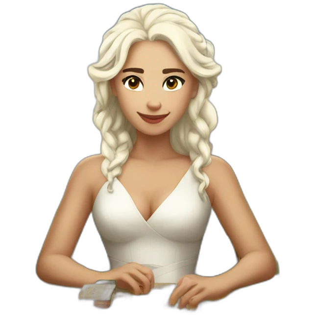 daenerys plays catan emoji