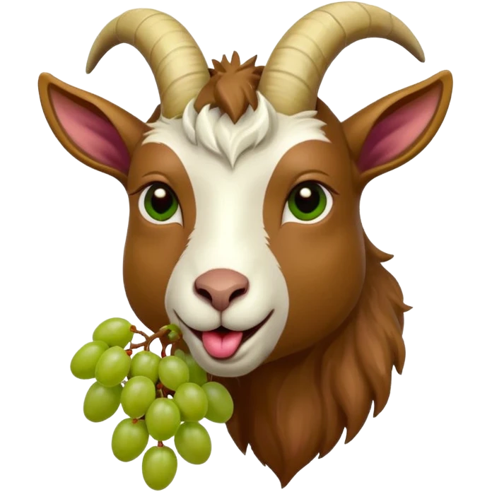 goat and grape emoji