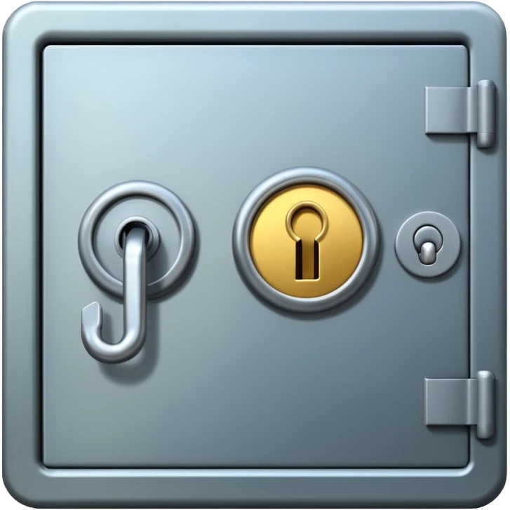 safe deposit box in a bank emoji