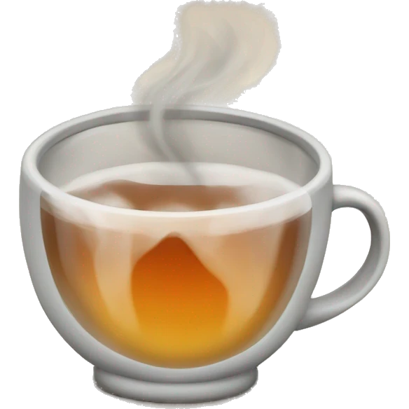 Hot steaming tea  emoji